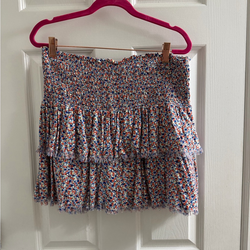American Eagle Flower Floral Skirt Easter Medium M